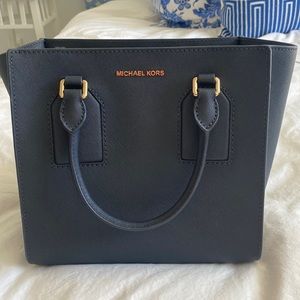 Michael Kors Medium Bag - Navy crossbody tote